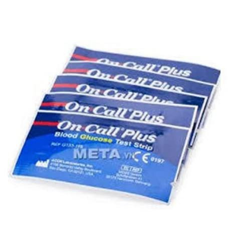 On Call Plus Glucose Test Strips - Pack of 100 Strips
