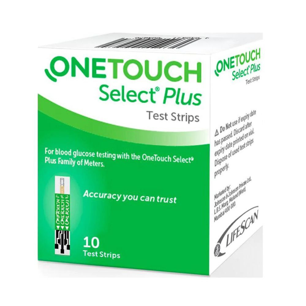 One Touch Select Plus Blood Glucose Test Strips