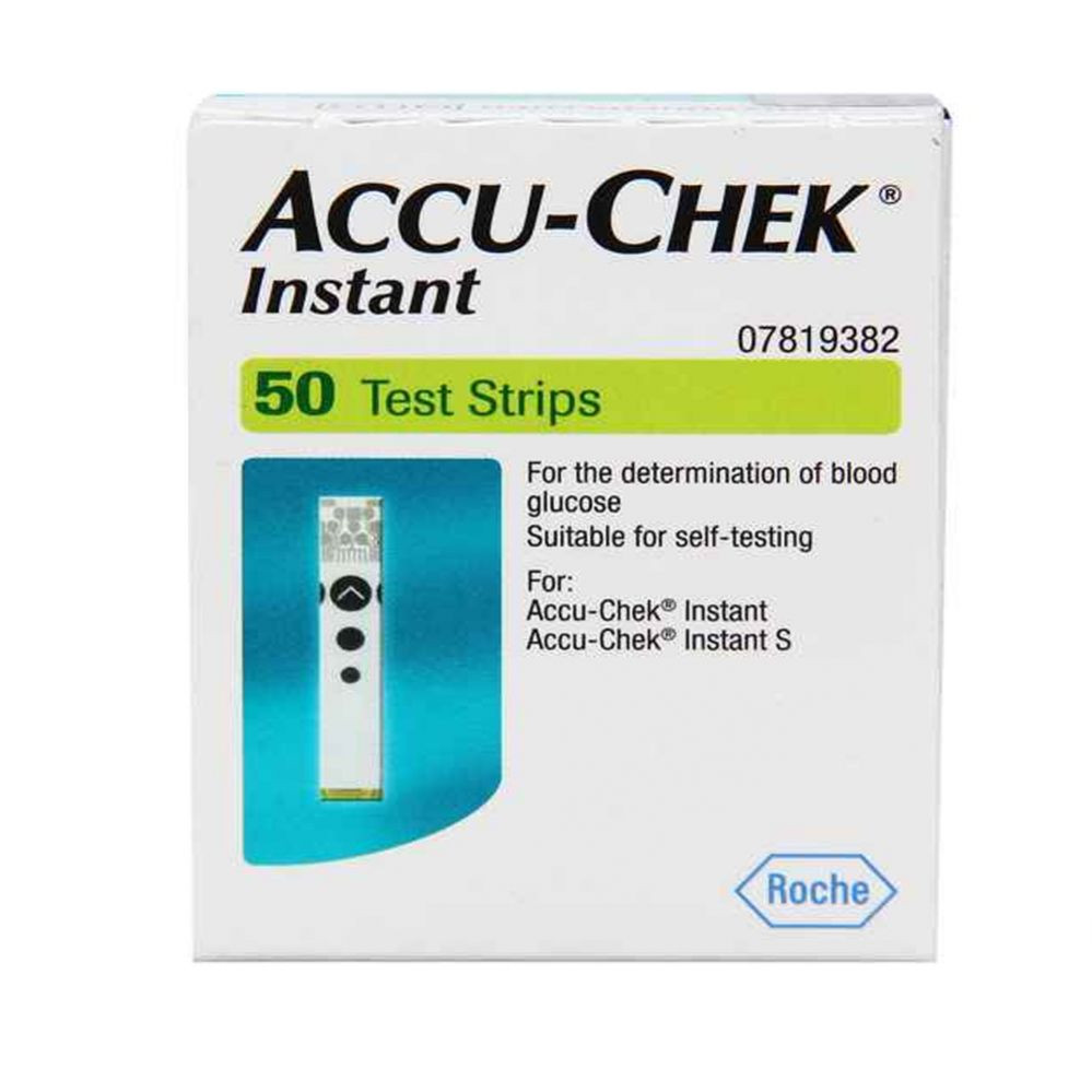 Accu Chek Instant Blood Glucose Test Strips